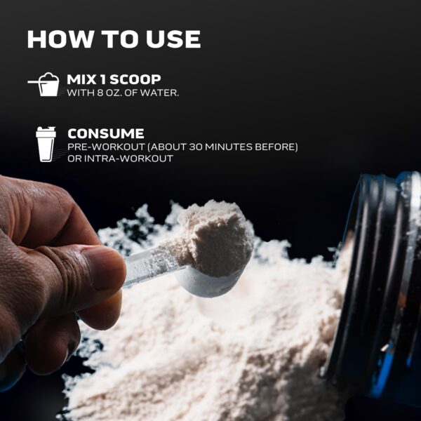 Tapa y etiqueta MuscleTech BCAA