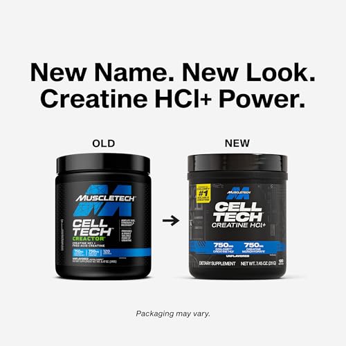Version 1.0.0 Etiqueta de MuscleTech Cell-Tech Creactor