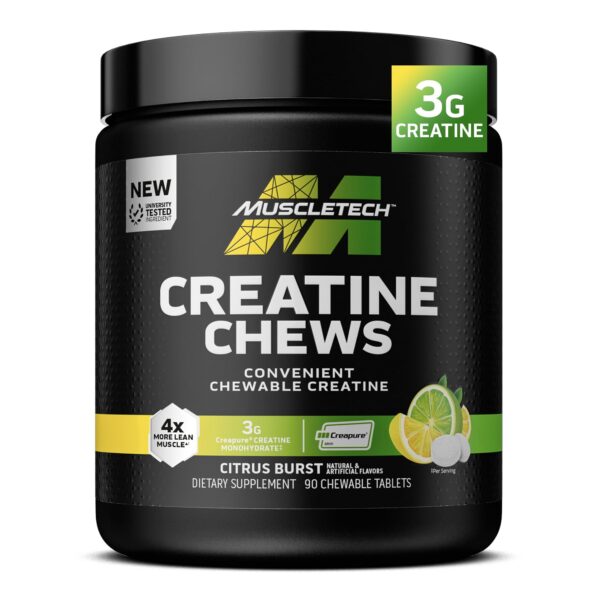 Version 1.0.0 Frente de MuscleTech Creatine Chews