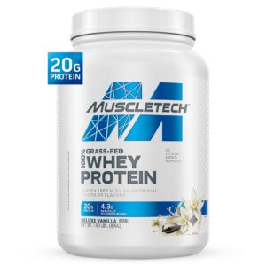 MuscleTech whey protein frontal