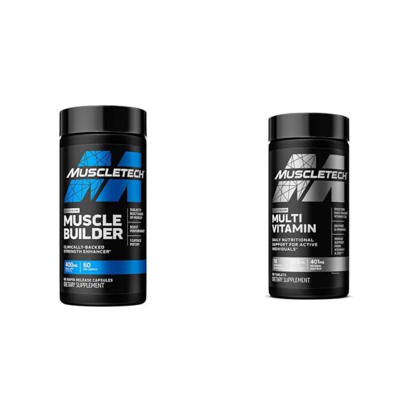 Frasco MuscleTech Muscle Builder 60 cápsulas