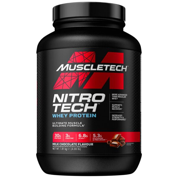 Nitro-Tech frasco de proteína