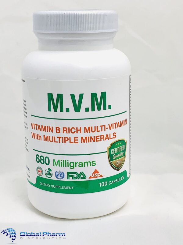 MVM Complete Multivitamin etiqueta lateral
