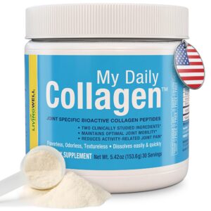 Frasco de My Daily Collagen con etiqueta visible