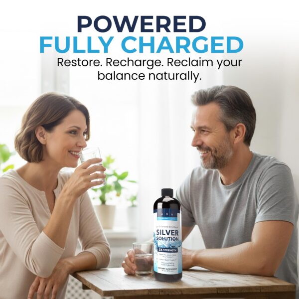 Frasco de plata coloidal My Doctor Suggests 16 oz - etiqueta