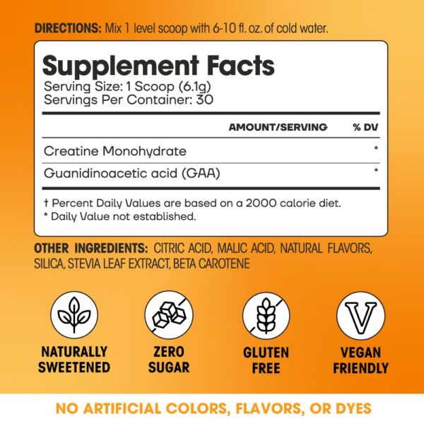 My Lean Creatine Powder Complex etiqueta detalle