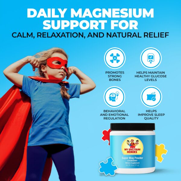 Etiqueta del producto Calm Magnesium Powder