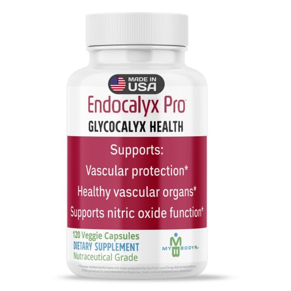 Version 1.0.0 MYBODYRX Endocalyx Pro frentes de frasco