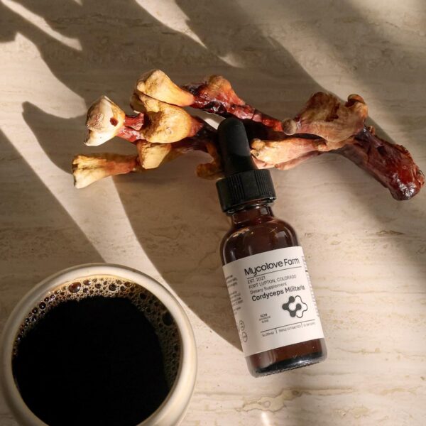 Version 1.0.0 Etiqueta de producto Mycolove Farm tintura energética natural