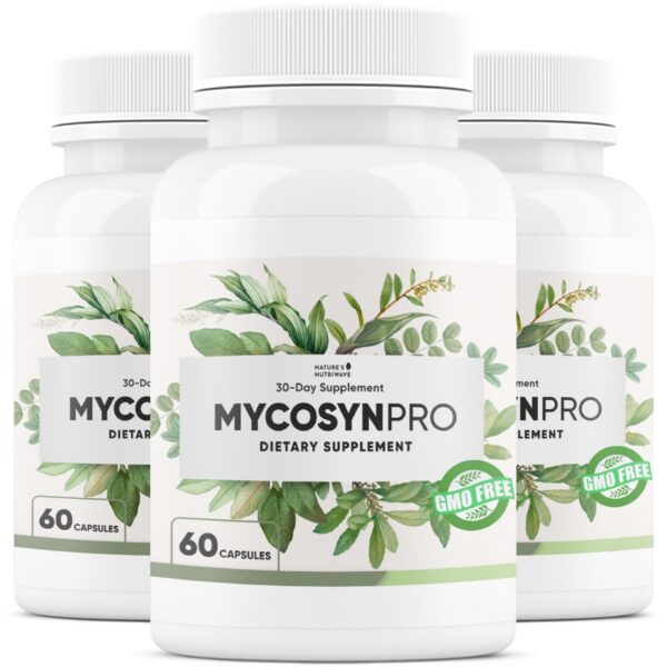 Frasco de Mycosyn Pro cápsulas