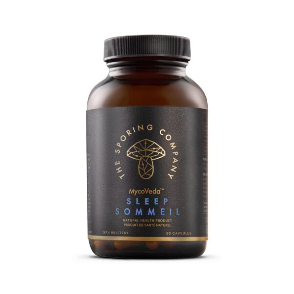 MycoVeda Sleep suplemento natural para dormir con reishi y valeriana
