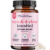 Etiqueta frontal de inositol para mujeres
