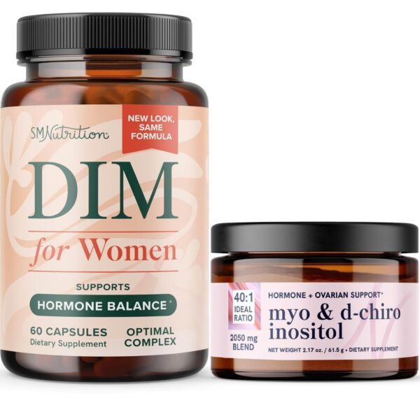 Myo-Inositol y DIM polvo frasco
