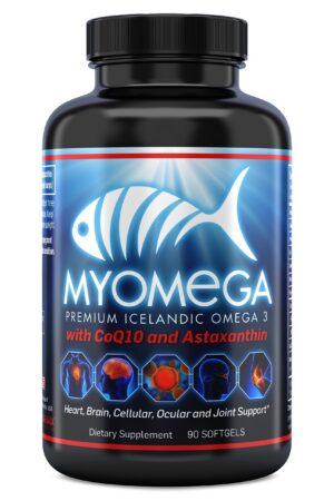 Version 1.0.0 Myogenix Myomega bottle front view