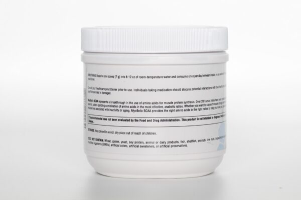 MYOXCIENCE BCAA etiqueta de ingredientes