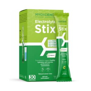 Frente de caja MYOXCIENCE Electrolyte STIX
