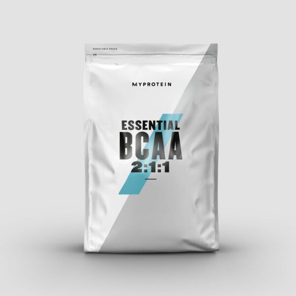 Frente del envase Myprotein BCAA sabor Blue Raspberry