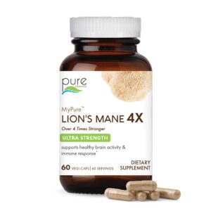 Version 1.0.0 Suplemento MyPure Lion's Mane 4X PURE ESSENCE LABS 60 cápsulas