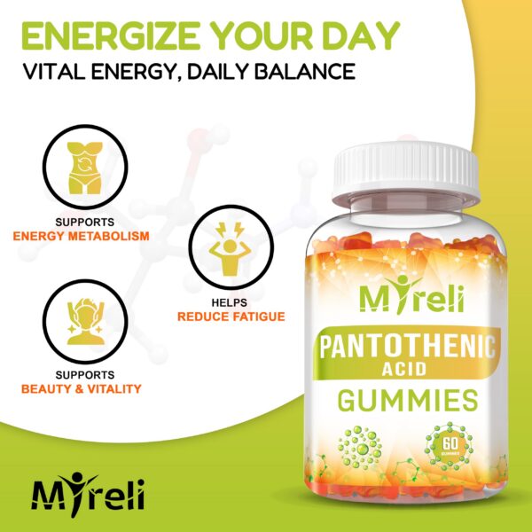 Etiqueta MYRELI Pantoténico Gomitas