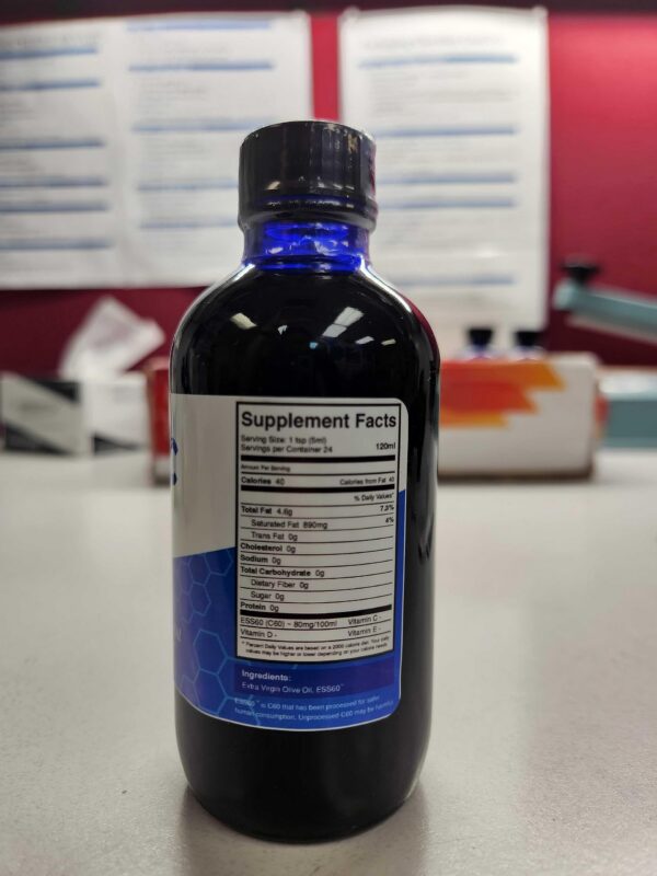 Version 1.0.0 Frascos de 120 ml de aceite MCT y oliva