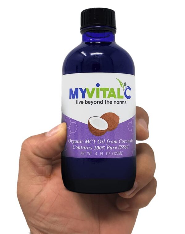 MyVitalC ESS60 MCT Oil etiqueta frontal