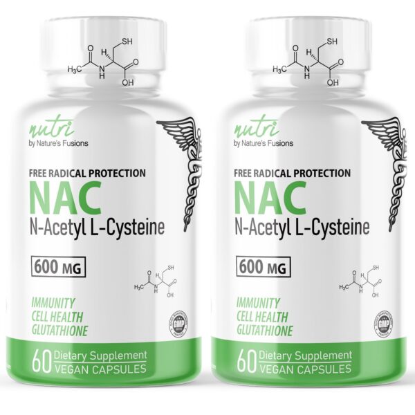 Frascos NAC 600 mg en pack de 2