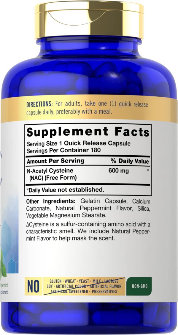 NAC 600 mg blíster Carlyle, etiqueta