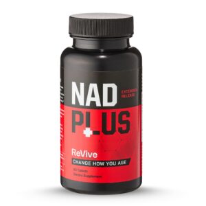 NAD Plus Revive bottle con etiqueta RIAGEV-SR