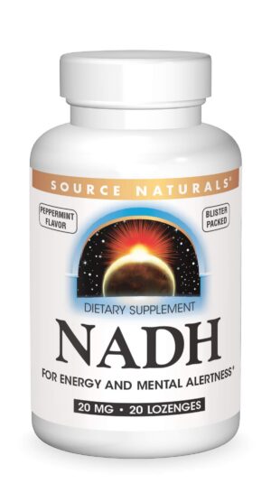 NADH 20mg Source Naturals suplemento energía 20 pastillas