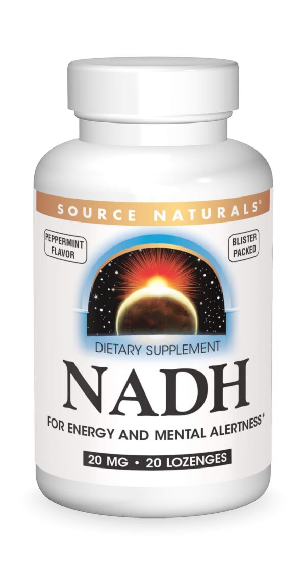 NADH 20mg Source Naturals suplemento energía 20 pastillas
