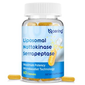 Frasco Naering Liposomal Nattokinase y Serrapeptase