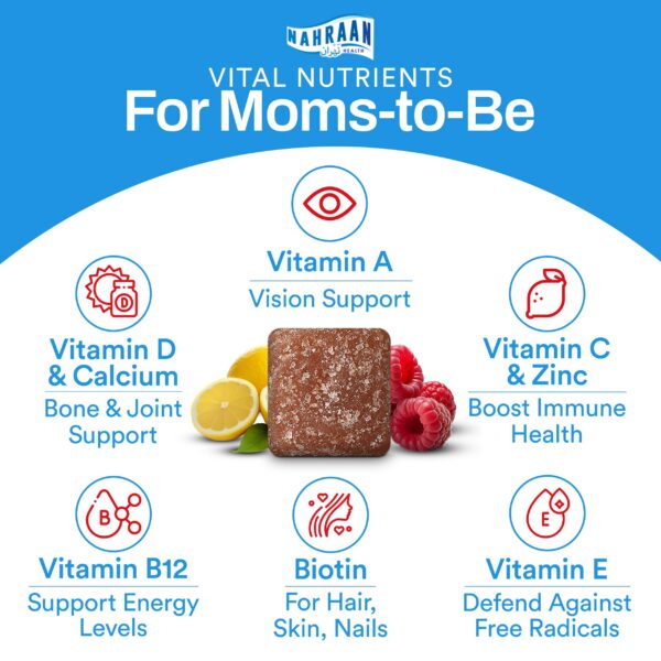 Version 1.0.0 Frasco de gomitas prenatales Halal