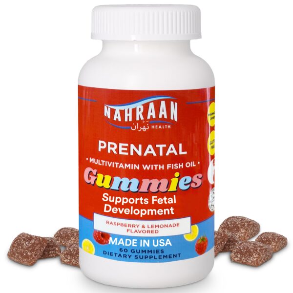Version 1.0.0 Frontal de NAHRAAN HEALTH Prenatal Gummies