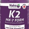 Naka Platinum vitamina K2 MK-7 cápsulas vegetarianas 330 unidades