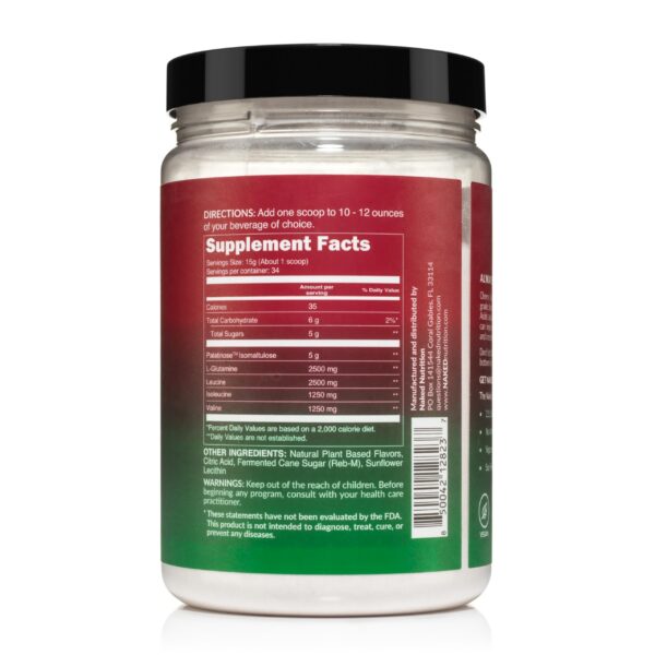 Contenedor de BCAA con tapa