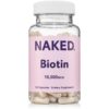 NAKED biotina suplementos cápsulas cabello piel uñas