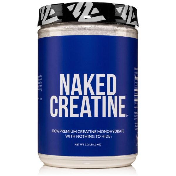 Etiqueta frontal Naked Creatine Monohydrate