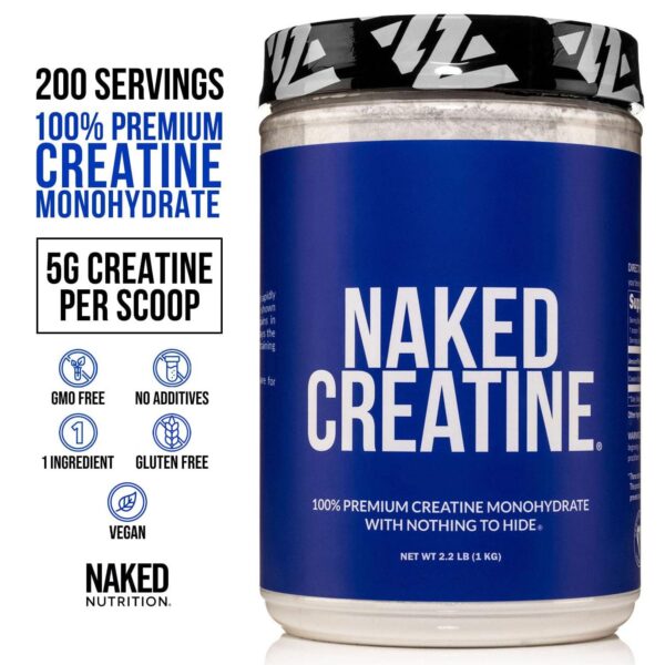 Contenedor Naked Creatine Monohydrate