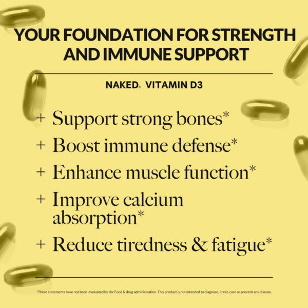 Etiqueta de vitamina D en empaque