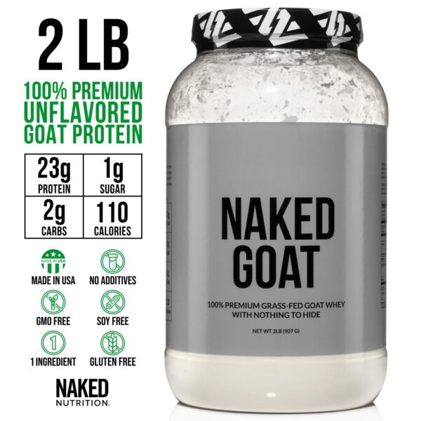 Información nutricional del producto Naked Goat