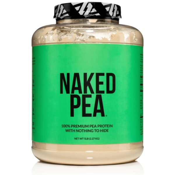 Frente del envase Naked Pea 5 lb