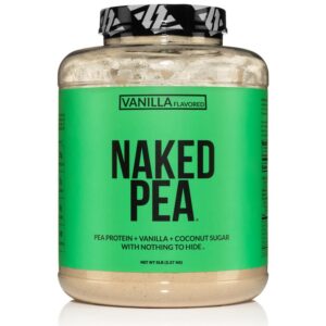 Frasco Naked Pea vainilla proteína de guisante