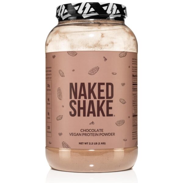 Envase Naked Shake polvo proteína vegetal sabor chocolate