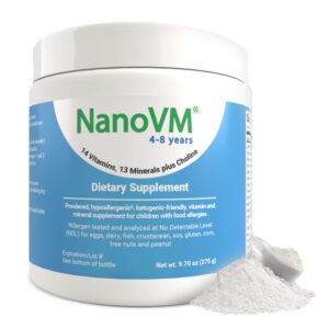 NanoVM multivitamínico en polvo para niños libre de alérgenos