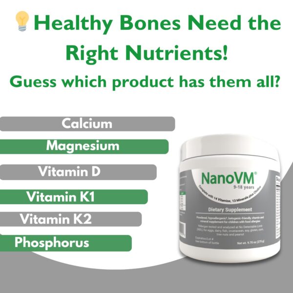 Polvo de vitaminas para mezclar en comida