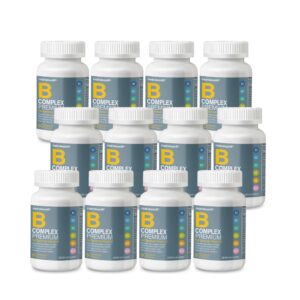 Caja de NANOWELL B Complex Premium con 60 cápsulas