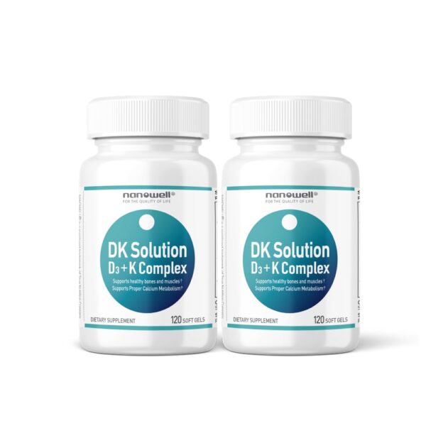 Frascos NANOWELL DK Solution con softgels