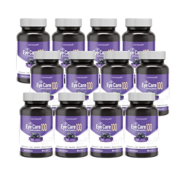 Version 1.0.0 Etiqueta de NANOWELL EyeCare Antocianinas 100
