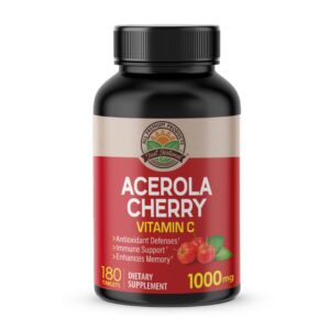 Nanowell vitamina c acerola 180 tabletas apoyo inmunológico