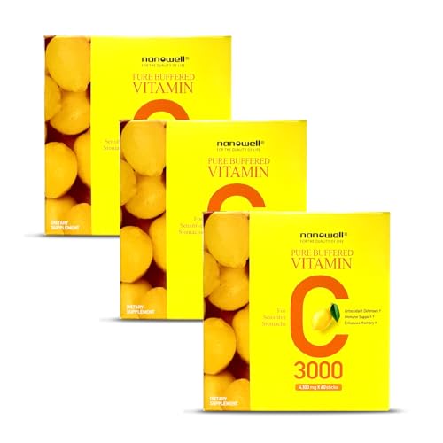 Nanowell vitamina c bufferada suplemento 180 viales paquete